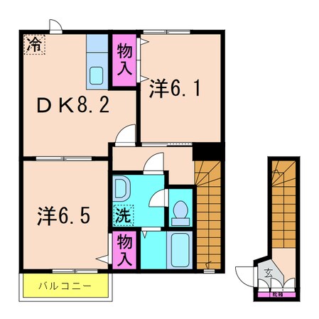 アーバンハイツⅠの物件間取画像